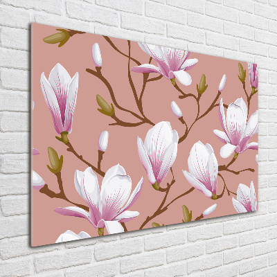 Foto obraz szkło hartowane Magnolia
