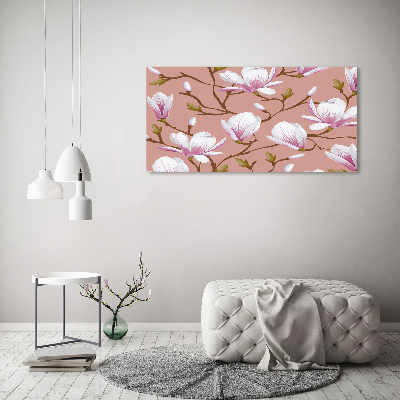 Foto obraz szkło hartowane Magnolia