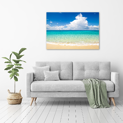 Foto obraz szkło hartowane Rajska plaża