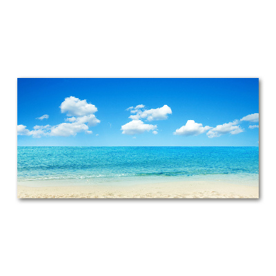 Foto obraz szkło hartowane Rajska plaża