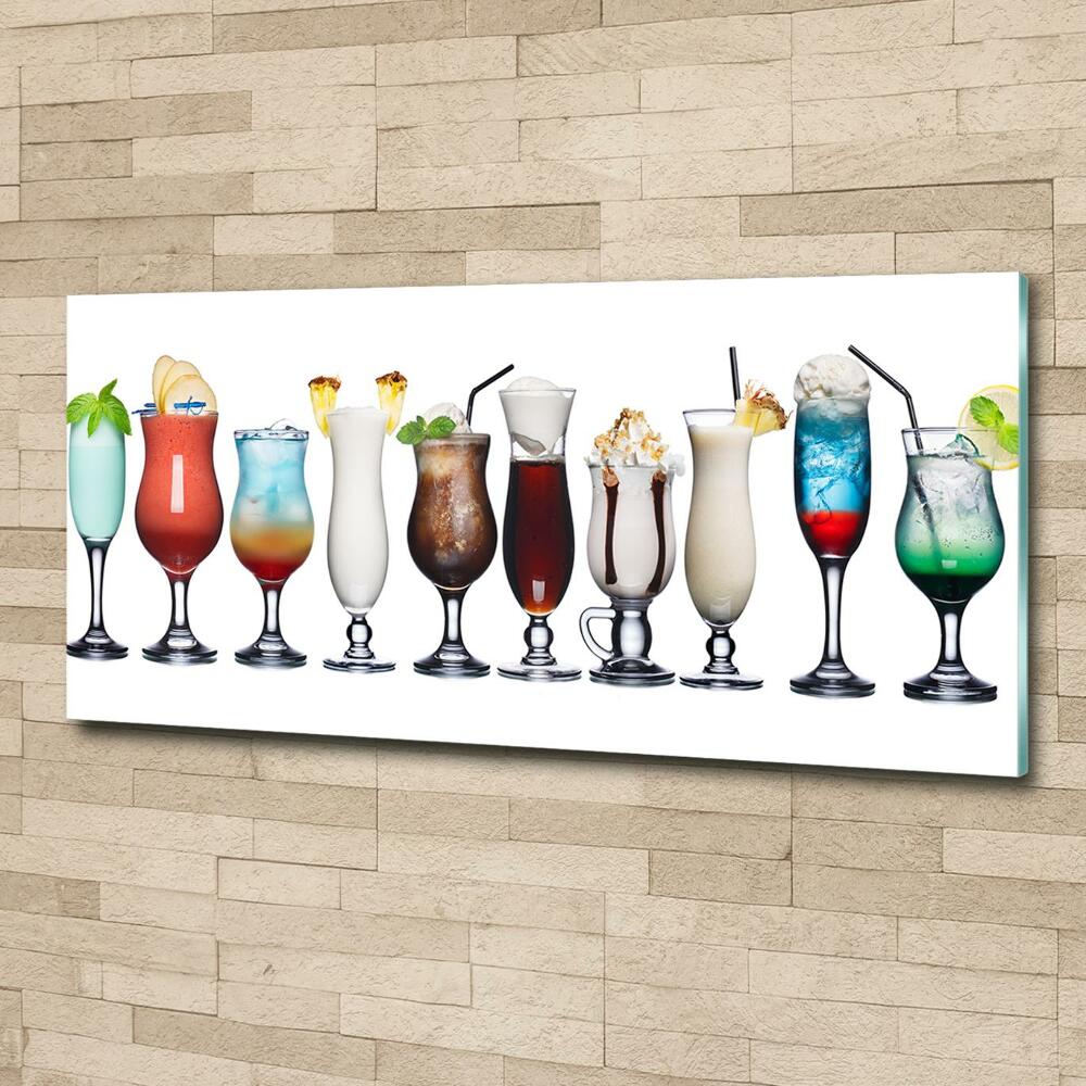 Foto obraz szkło hartowane Zestaw drinków