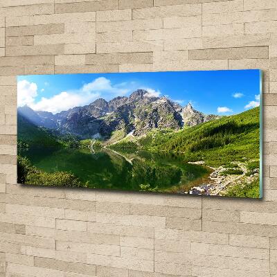 Foto obraz szklany Morskie oko Tatry