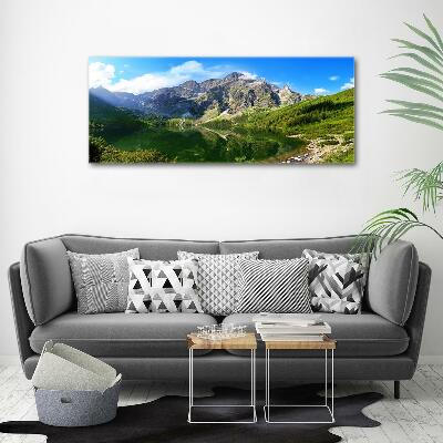 Foto obraz szklany Morskie oko Tatry