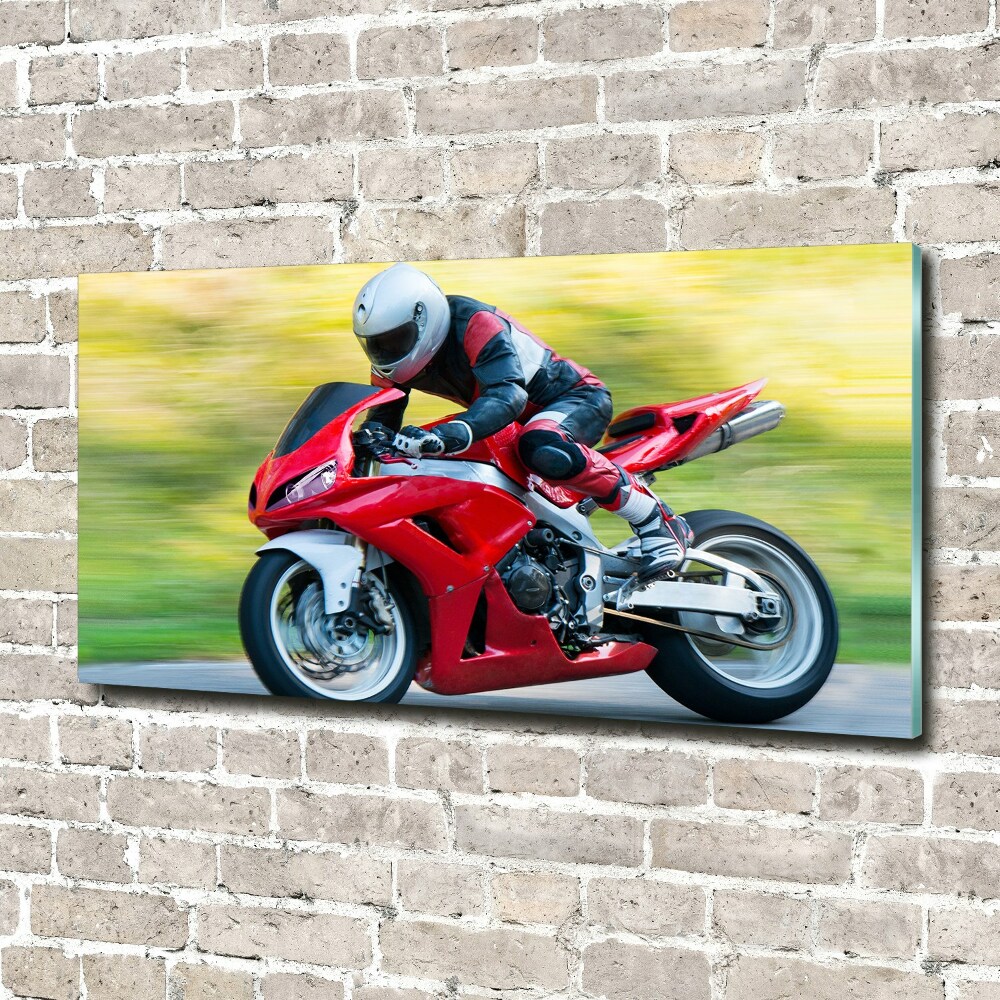 Foto obraz szkło hartowane Motocykl