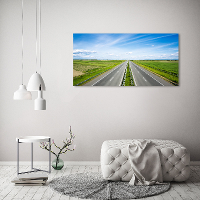 Foto obraz szkło hartowane Autostrada