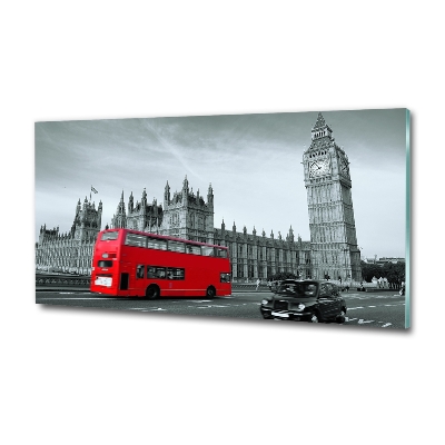 Foto obraz szklany Londyński autobus