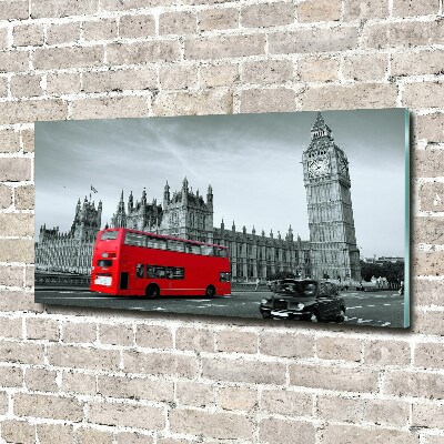 Foto obraz szklany Londyński autobus