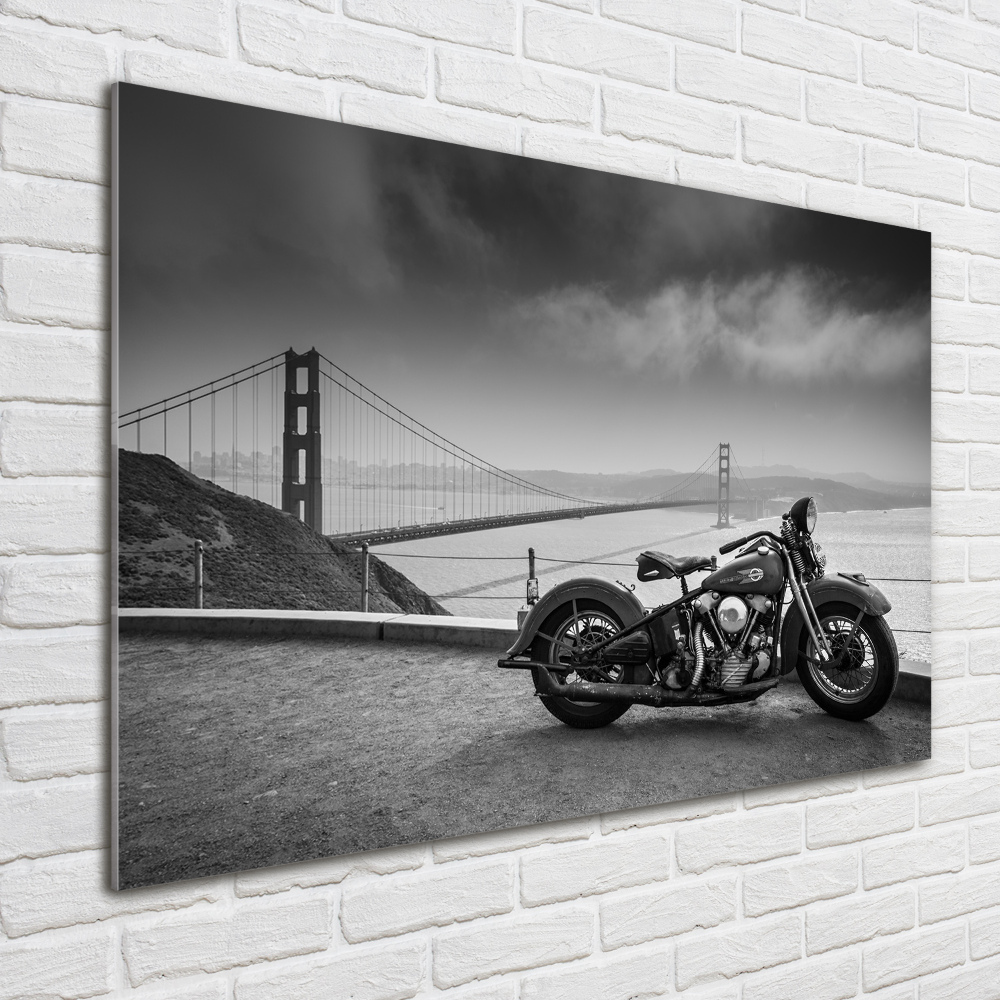 Foto obraz szkło hartowane Motocykl