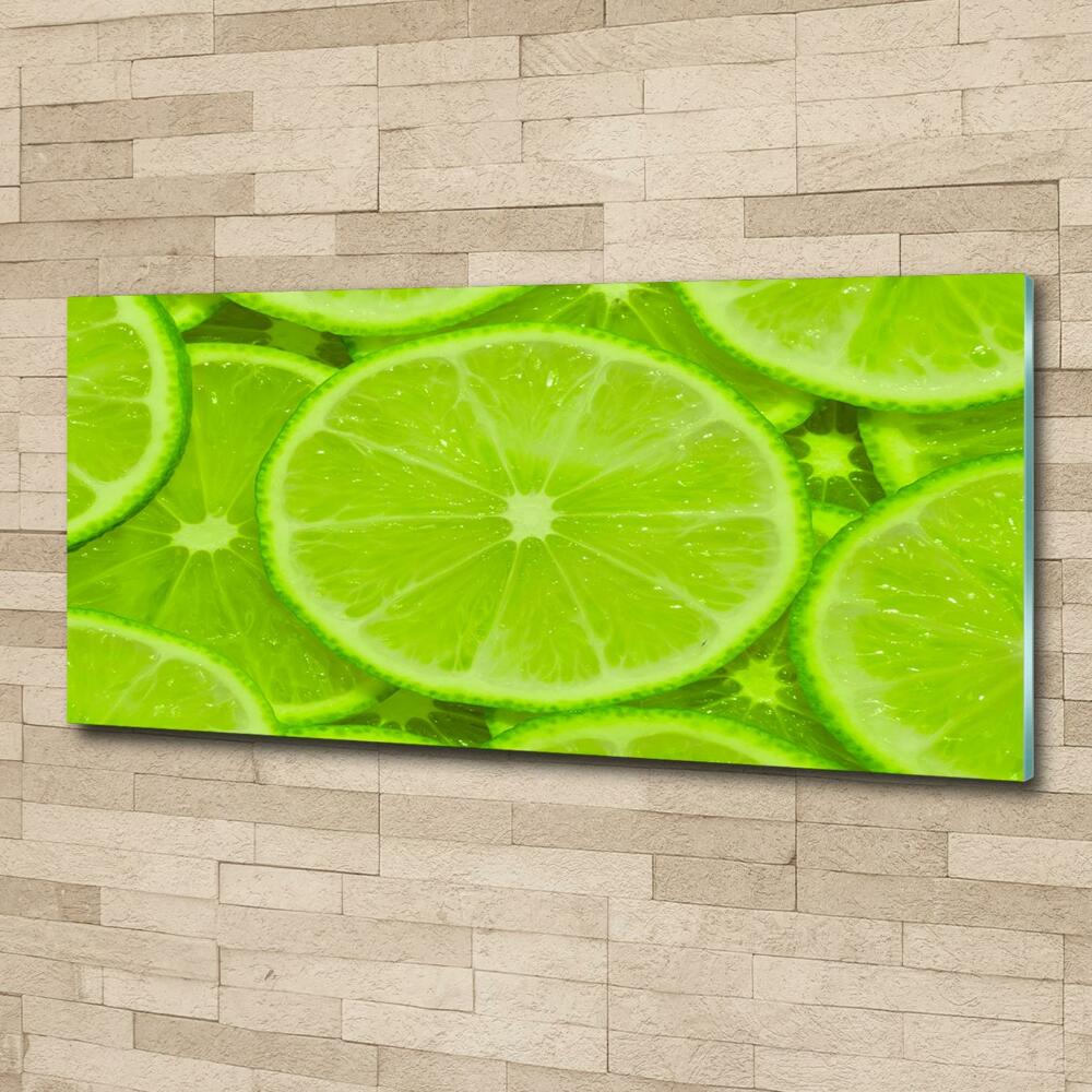 Fotoobraz na ścianę szkło hartowane Limonki