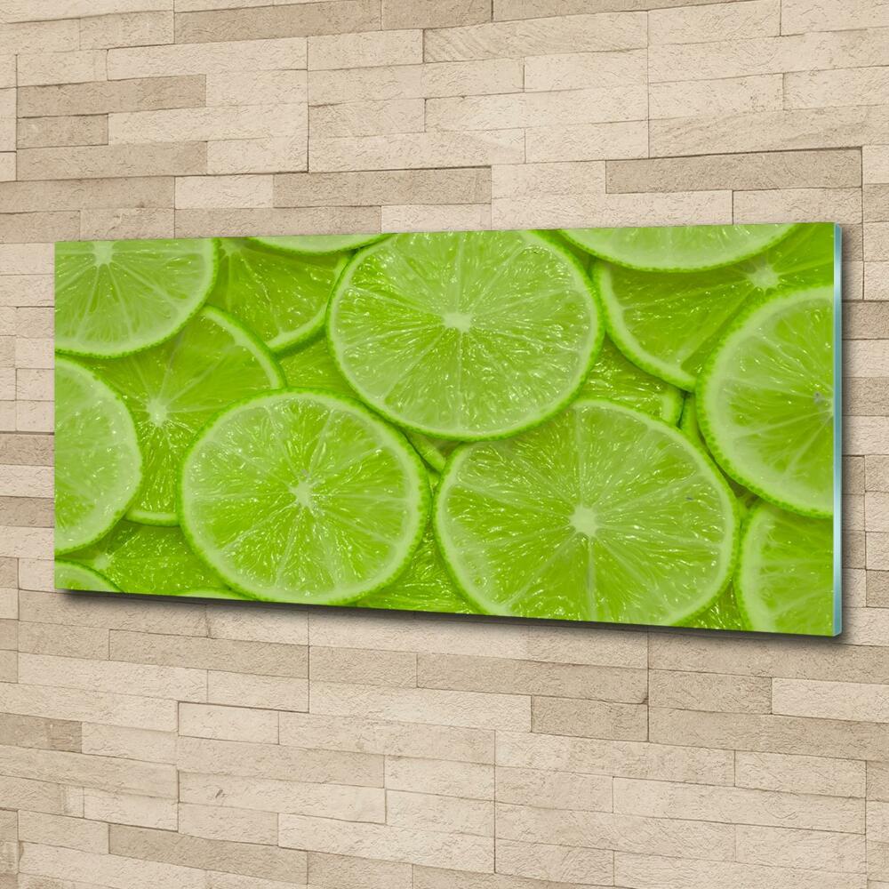 Fotoobraz na ścianę szkło hartowane Limonki
