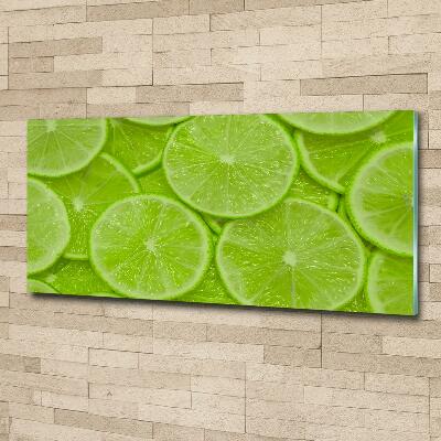 Fotoobraz na ścianę szkło hartowane Limonki