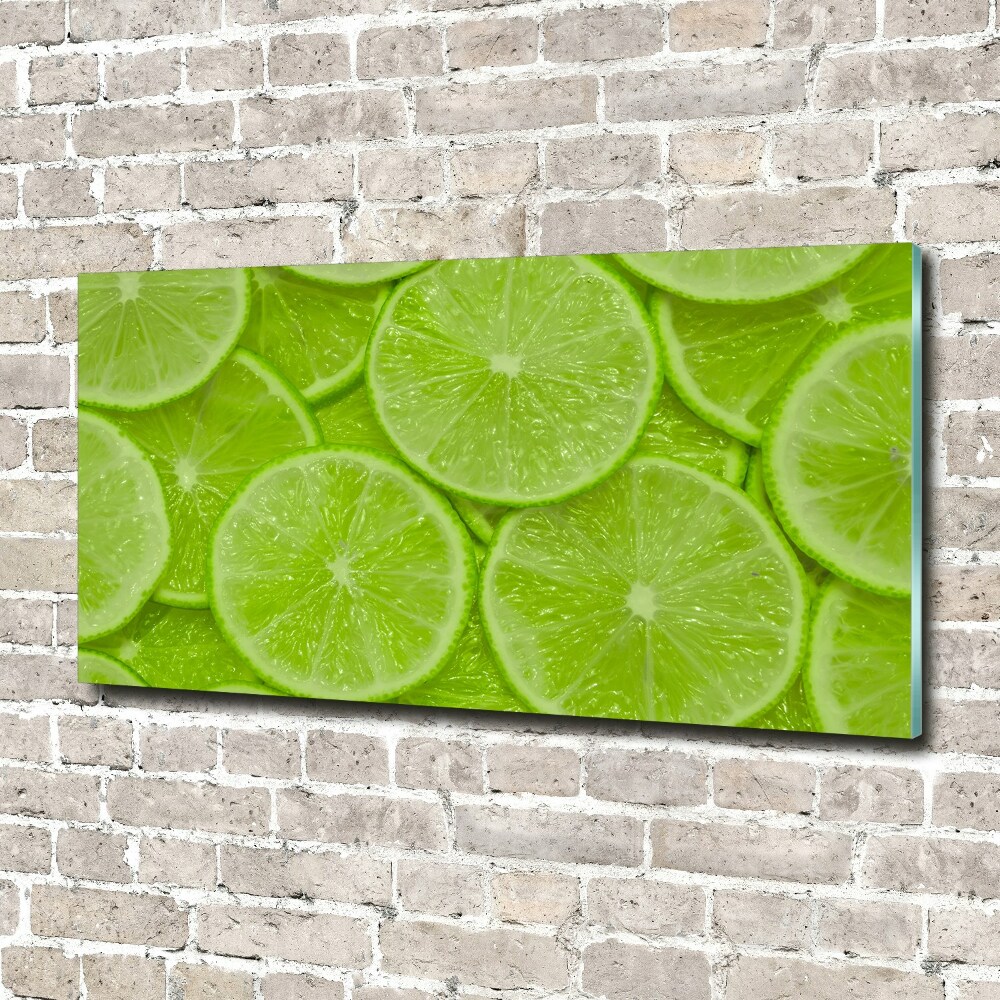 Fotoobraz na ścianę szkło hartowane Limonki