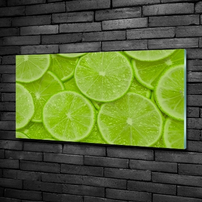 Fotoobraz na ścianę szkło hartowane Limonki