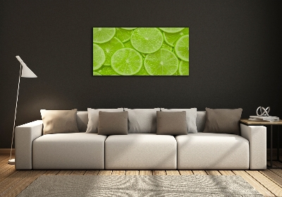 Fotoobraz na ścianę szkło hartowane Limonki