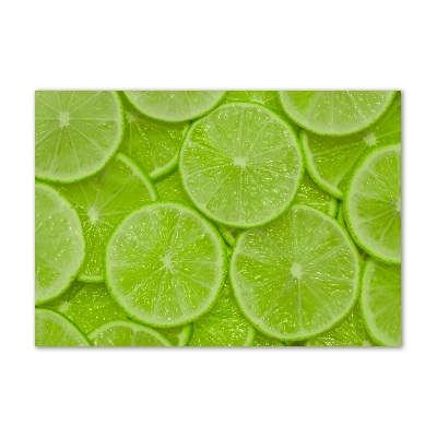 Fotoobraz na ścianę szkło hartowane Limonki