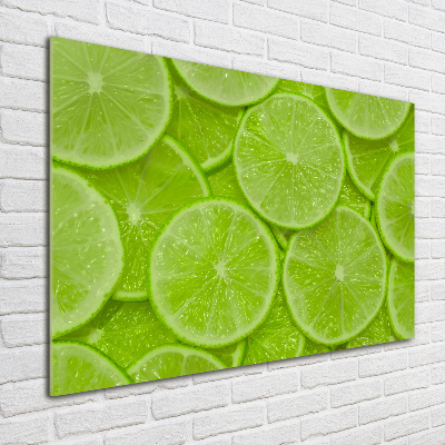 Fotoobraz na ścianę szkło hartowane Limonki