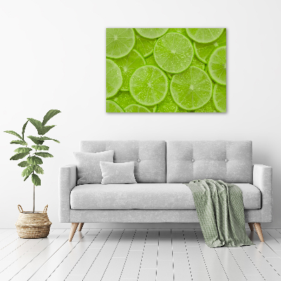 Fotoobraz na ścianę szkło hartowane Limonki