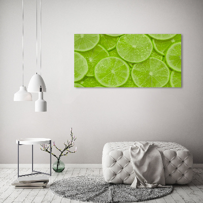 Fotoobraz na ścianę szkło hartowane Limonki