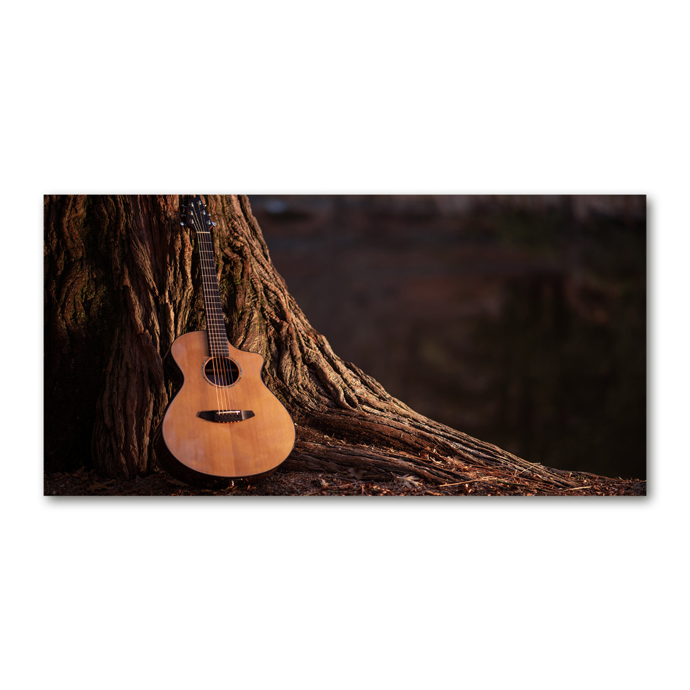 Foto-obraz szklany Gitara akustyczna