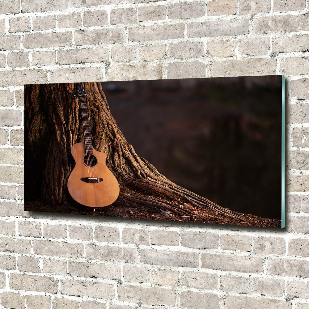 Foto-obraz szklany Gitara akustyczna