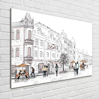 Foto obraz szkło hartowane Stare miasto
