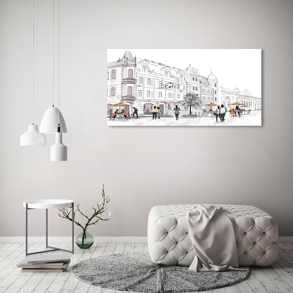 Foto obraz szkło hartowane Stare miasto