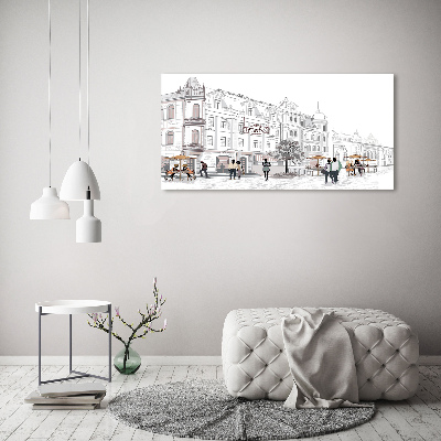 Foto obraz szkło hartowane Stare miasto