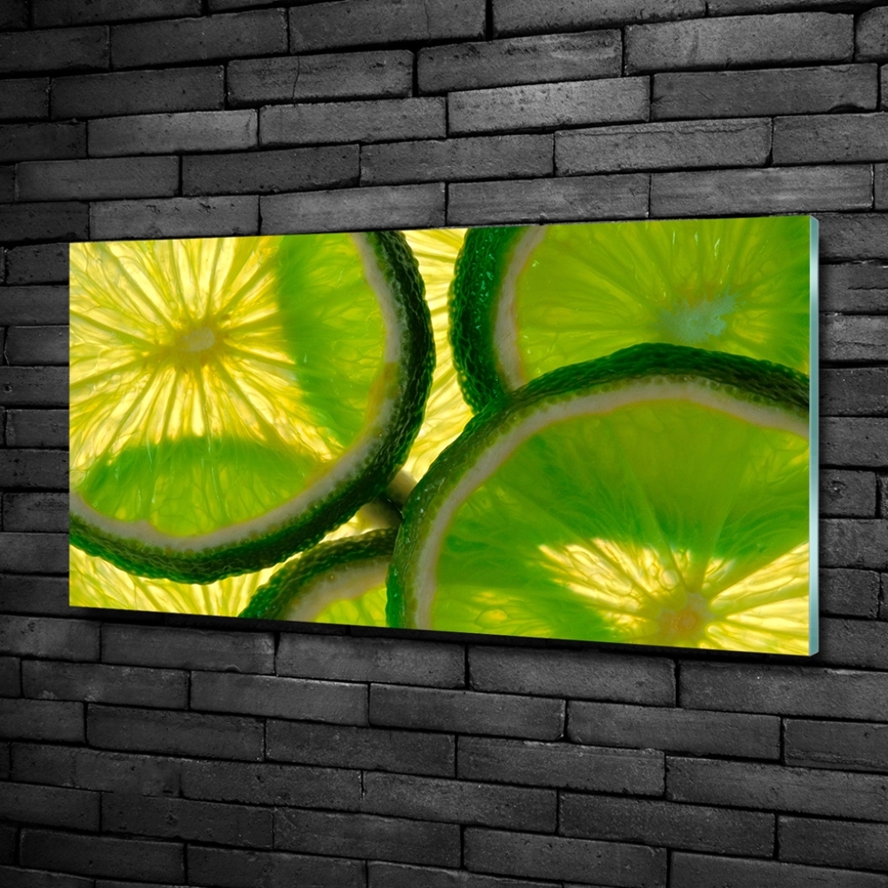 Fotoobraz na ścianę szkło hartowane Limonka