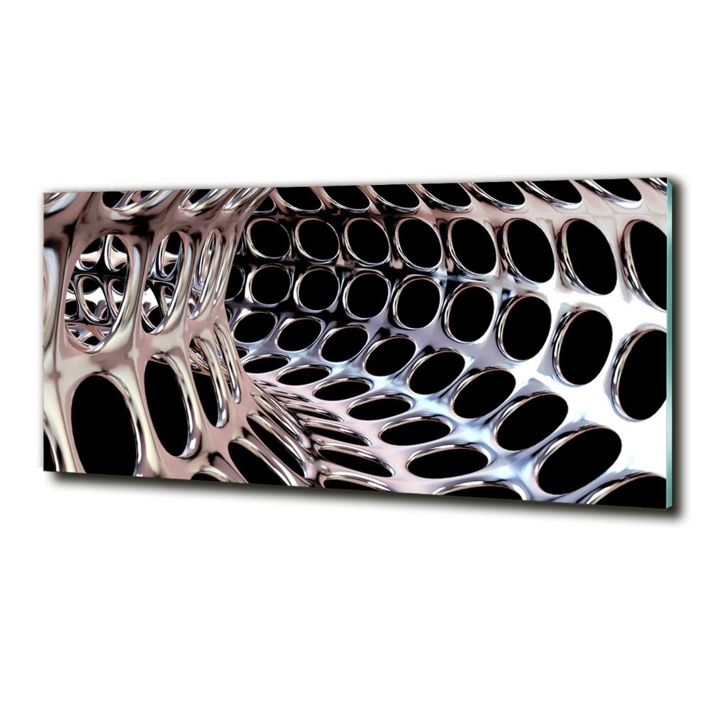 Foto obraz szkło hartowane Metalowy tunel