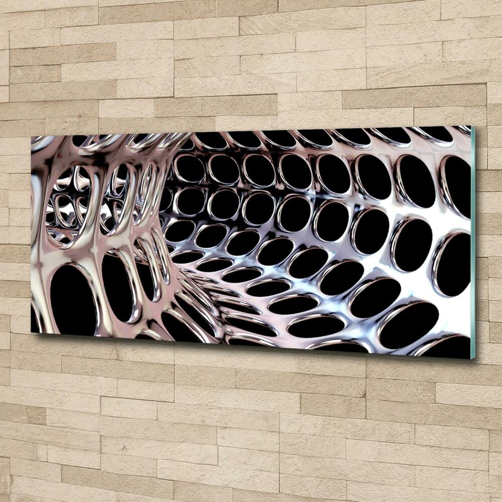 Foto obraz szkło hartowane Metalowy tunel