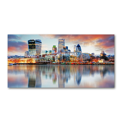 Foto obraz szklany Panorama Londynu