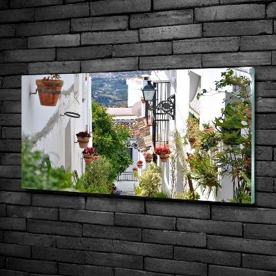 Foto obraz szklany Urokliwa uliczka