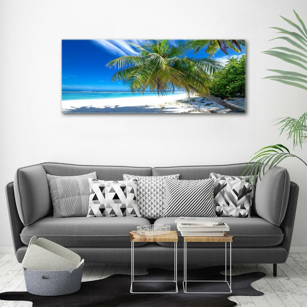 Foto obraz szklany Tropikalna plaża