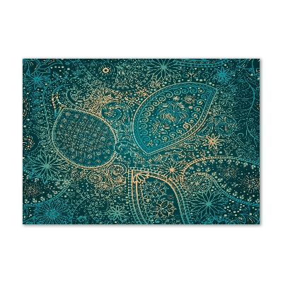Foto-obraz szkło hartowane Ornamenty tło