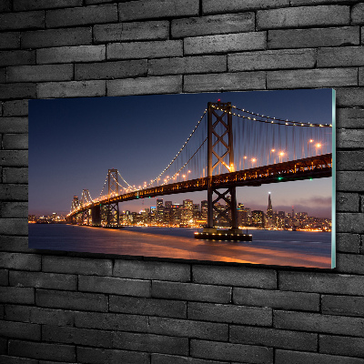 Foto obraz szklany Most San Francisco