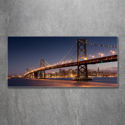 Foto obraz szklany Most San Francisco