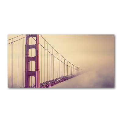 Foto obraz szklany Most San Francisco