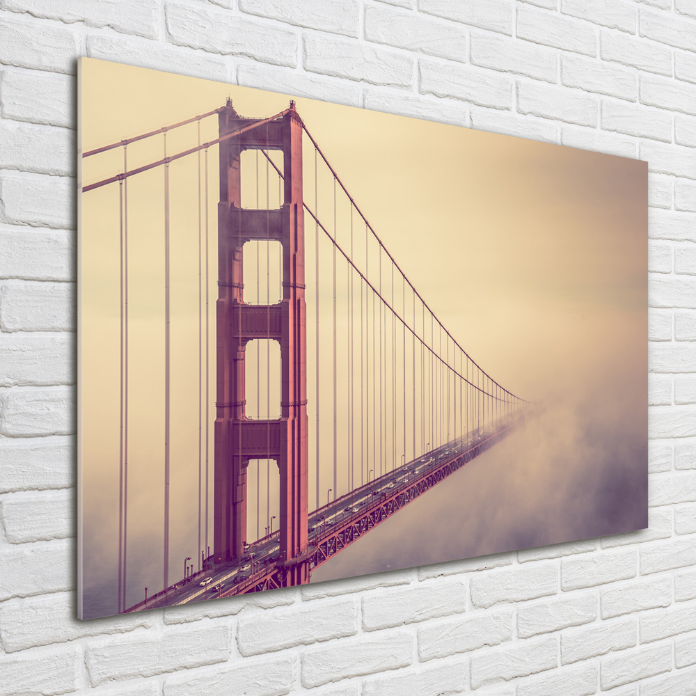 Foto obraz szklany Most San Francisco