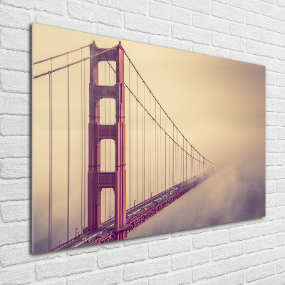 Foto obraz szklany Most San Francisco