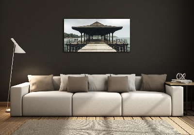 Foto obraz szklany Molo w Hongkongu