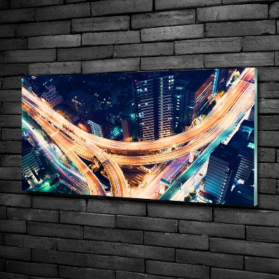 Foto obraz szklany Autostrada w Tokio