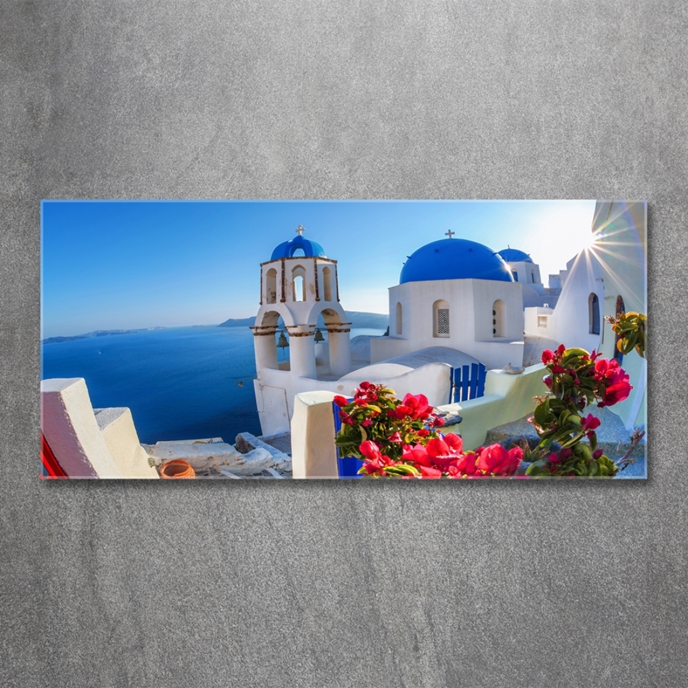 Foto obraz szklany Santorini Grecja