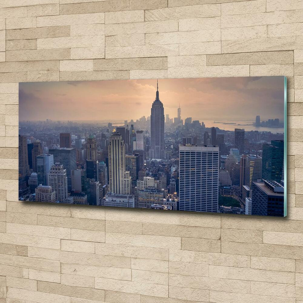 Foto obraz szklany Manhattan Nowy Jork