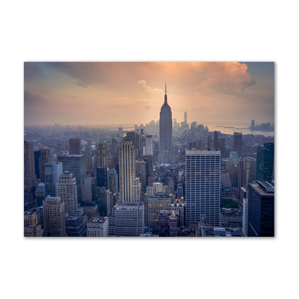 Foto obraz szklany Manhattan Nowy Jork