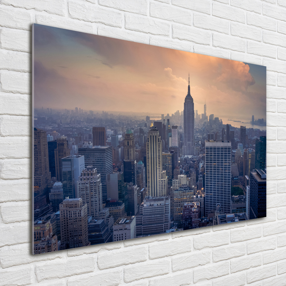 Foto obraz szklany Manhattan Nowy Jork
