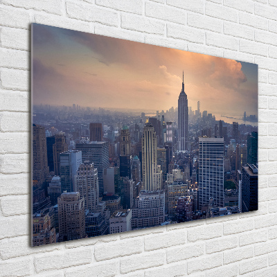 Foto obraz szklany Manhattan Nowy Jork