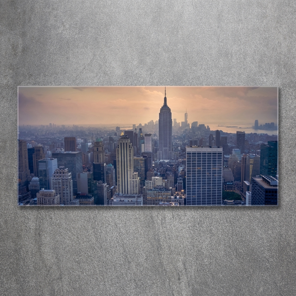 Foto obraz szklany Manhattan Nowy Jork