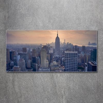 Foto obraz szklany Manhattan Nowy Jork