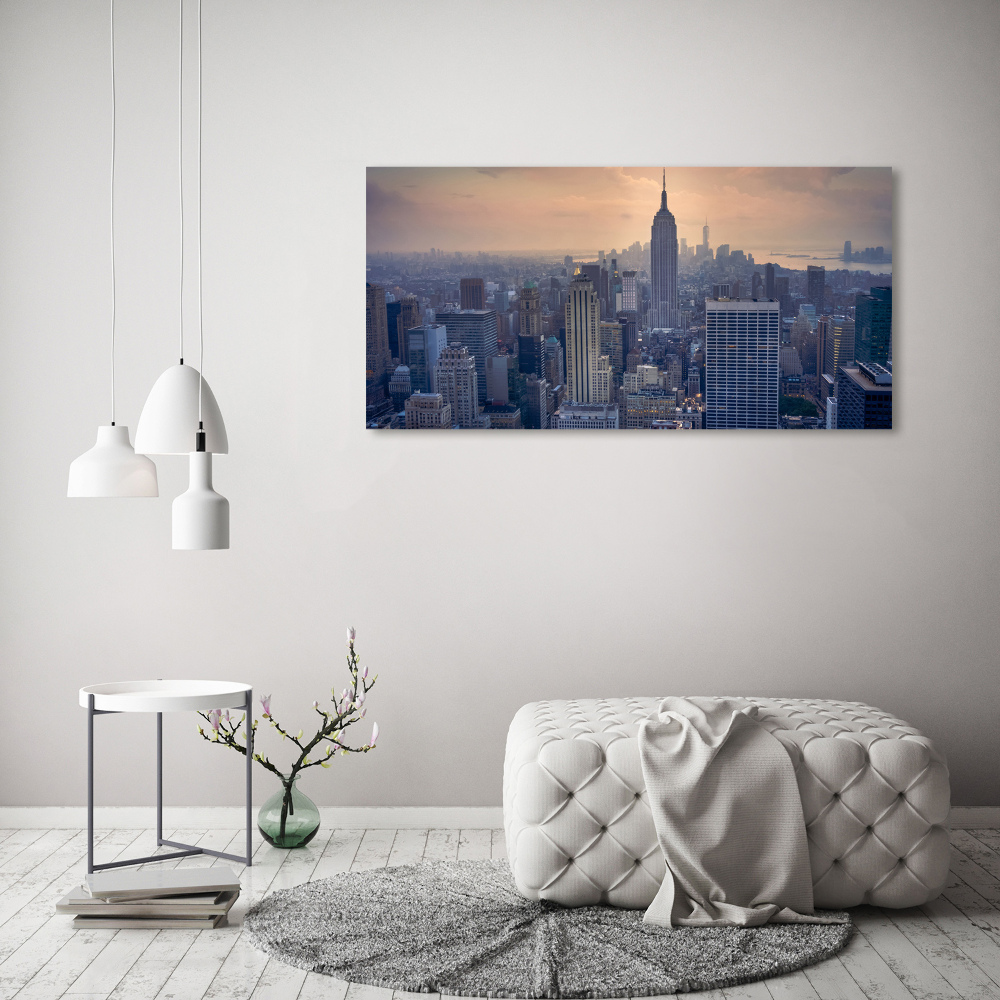 Foto obraz szklany Manhattan Nowy Jork