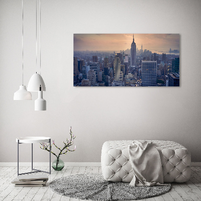 Foto obraz szklany Manhattan Nowy Jork